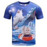 Mr.1991INC Cats T-shirt Men/Women