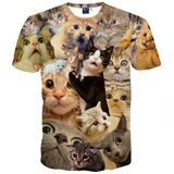 Mr.1991INC Cats T-shirt Men/Women