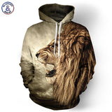 Autumn Winter Fashion Lion Ancient Sweatshirts