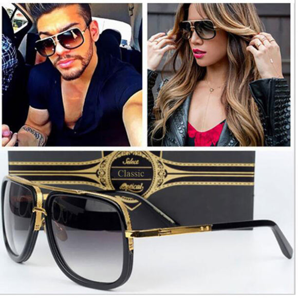 TSHING Men Fashion Square Sunglasses Women Superstar