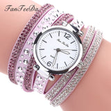 FanTeeDa Brand  Top Luxury Ladies Watches Women Quartz WristwatchFemale Quartz Watches Clock