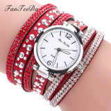 FanTeeDa Brand  Top Luxury Ladies Watches Women Quartz WristwatchFemale Quartz Watches Clock