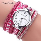 FanTeeDa Brand  Top Luxury Ladies Watches Women Quartz WristwatchFemale Quartz Watches Clock