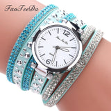 FanTeeDa Brand  Top Luxury Ladies Watches Women Quartz WristwatchFemale Quartz Watches Clock