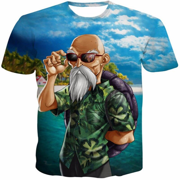 New Arrival Funny Master Roshi 3d T Shirt Summer