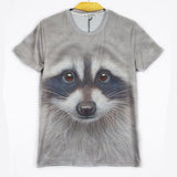 Camiseta new Fashion  personality patterns animal  t-shirt Men shirts male 2018