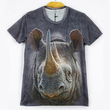 Camiseta new Fashion  personality patterns animal  t-shirt Men shirts male 2018