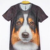 Camiseta new Fashion  personality patterns animal  t-shirt Men shirts male 2018