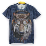 Camiseta new Fashion  personality patterns animal  t-shirt Men shirts male 2018