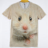 Camiseta new Fashion  personality patterns animal  t-shirt Men shirts male 2018