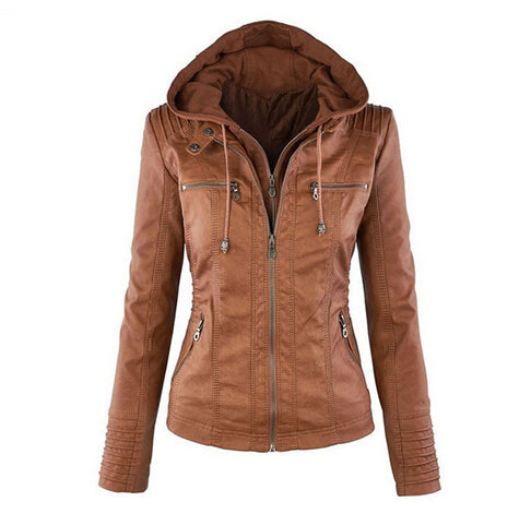 Jacketas Autumn Winter New Women's Motorcycle Jacket Women  Blusas