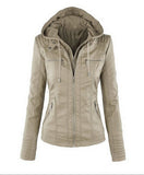 Jacketas Autumn Winter New Women's Motorcycle Jacket Women  Blusas