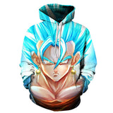 Anime Hoodies Dragon Ball Z Pocket Hooded Sweatshirts Kid Goku