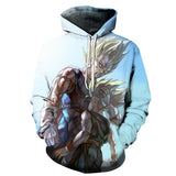 Anime Hoodies Dragon Ball Z Pocket Hooded Sweatshirts Kid Goku