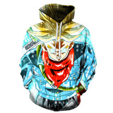 Anime Hoodies Dragon Ball Z Pocket Hooded Sweatshirts Kid Goku