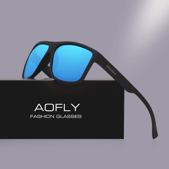 AOFLY BRAND DESIGN New 2018 Polarized Sunglasses Men Sunglasses Male Classic Retro Mirror Goggles Shades Oculos Gafas De AF8067