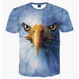 Printing Women/ Men T Shirt 3D Eagle Tiger