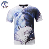 Printing Women/ Men T Shirt 3D Eagle Tiger