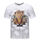 Printing Women/ Men T Shirt 3D Eagle Tiger