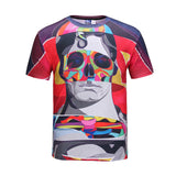 Printing Women/ Men T Shirt 3D Eagle Tiger