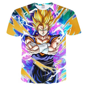 Camiseta BIANYILONG 2018 t-shirt Summer Dragon Ball Z