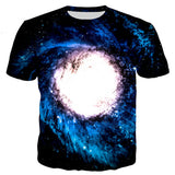 new 2018 summer Fashion Space Galaxy  Men/Women  harajuku style t shirts tops