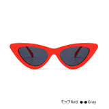 VRCHIC 2018 New Cute Sexy Retro Cat Eye Sunglasses Women Black White Triangle Vintage Cheap Sun Glasses Female UV400