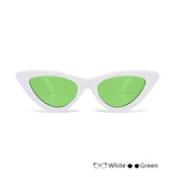 VRCHIC 2018 New Cute Sexy Retro Cat Eye Sunglasses Women Black White Triangle Vintage Cheap Sun Glasses Female UV400