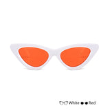 VRCHIC 2018 New Cute Sexy Retro Cat Eye Sunglasses Women Black White Triangle Vintage Cheap Sun Glasses Female UV400