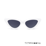 VRCHIC 2018 New Cute Sexy Retro Cat Eye Sunglasses Women Black White Triangle Vintage Cheap Sun Glasses Female UV400