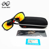 2018 Zuan Mei Brand Polarized Sunglasses Men Coating Mirror Driving Sun Glasses Square Eyewear Male Goggles With Case ZMS-1793