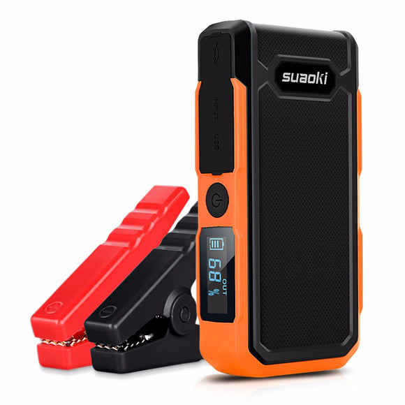 Suaoki U10 20000mAh Car jump starter Original Power Eletronics Bank External Battery pack Rechargeable Battery 12V 800A Peak with LED Light