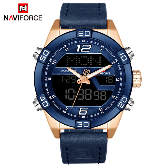 2018 NAVIFORCE Luxury Brand Men Fashion Sports Watches Men's Waterproof Quartz digital Watch