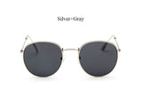 Round Sunglasses Women Classic Rose Gold Fashion Brand Designer Steampunk Sun Glasses Men UV400 Rayed Mirror Female Small