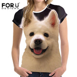 2018 Camisetas 3D  Dog Design Women T Shirt  Summer