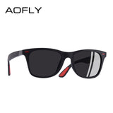 AOFLY BRAND DESIGN New 2018 Classic Polarized Sunglasses Men Driving TR90 Frame Sun Glasses Male Goggles UV400 Gafas AF8083