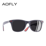 AOFLY BRAND DESIGN New 2018 Classic Polarized Sunglasses Men Driving TR90 Frame Sun Glasses Male Goggles UV400 Gafas AF8083