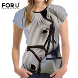 FORUDESIGNS 2018 New Summer T-shirt Women Fashion