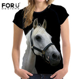 FORUDESIGNS 2018 New Summer T-shirt Women Fashion