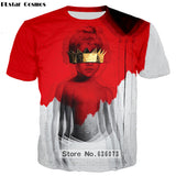 2018 Camiseta Summer New Fashion  Rihanna  Womens casual t shirt