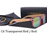 2018 Hot Men Top Quality Bamboo Sunglasses UV400 Wood Sunglasses