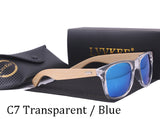 2018 Hot Men Top Quality Bamboo Sunglasses UV400 Wood Sunglasses