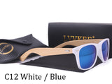 2018 Hot Men Top Quality Bamboo Sunglasses UV400 Wood Sunglasses