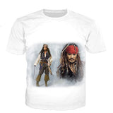 Men/Women 3D T-shirt Personality Pirates of the Caribbean  casual