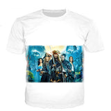 Men/Women 3D T-shirt Personality Pirates of the Caribbean  casual